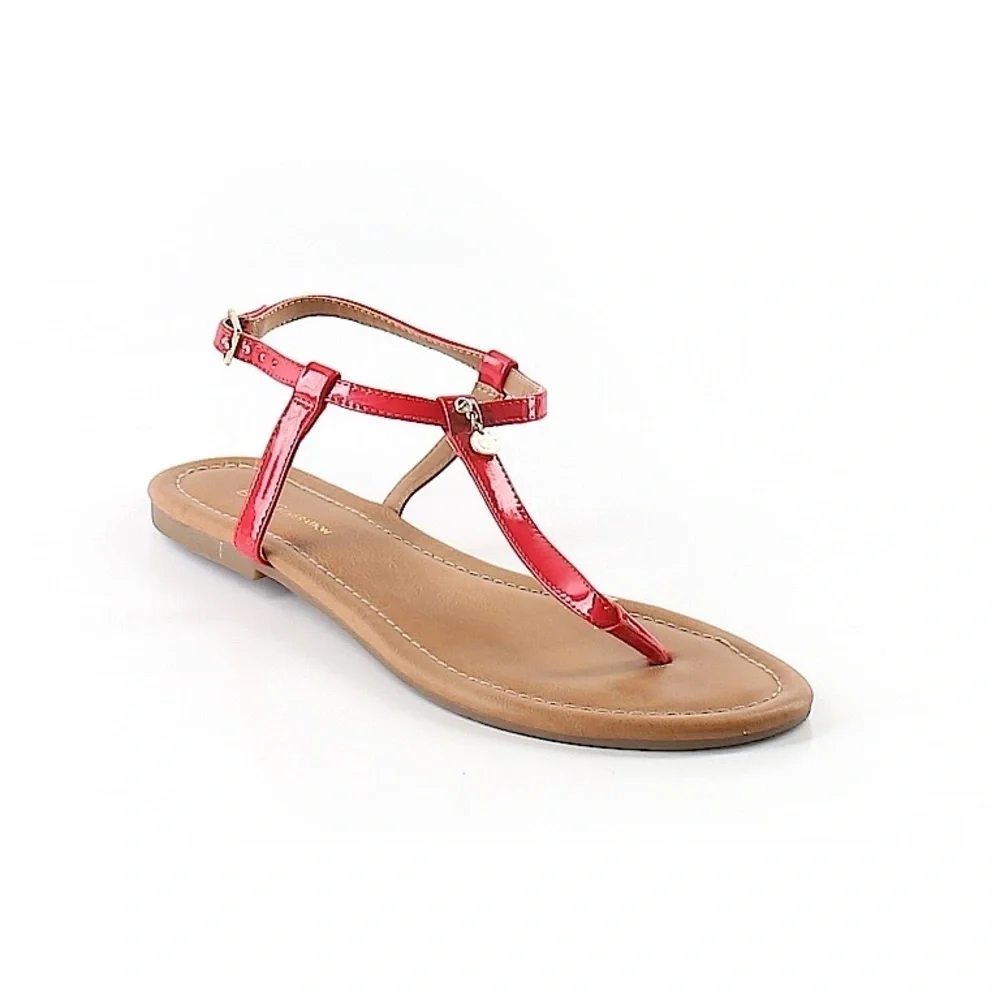 BCBG Red Sandals